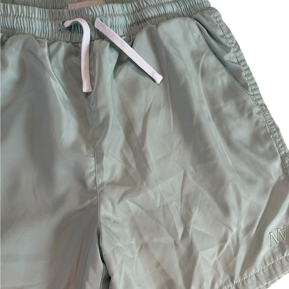 Mason Article Premium Essentials Shorts Mint Green W/ Zip Pockets Mesh Lined M - Picture 7 of 17